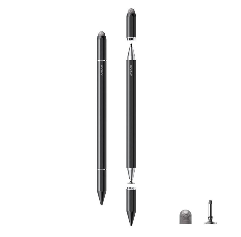 Telefon - Inne akcesoria - Joyroom JR-BP561 3-in-1 Passive Magnetic Capacitive Stylus - Black - JR-BP561 black