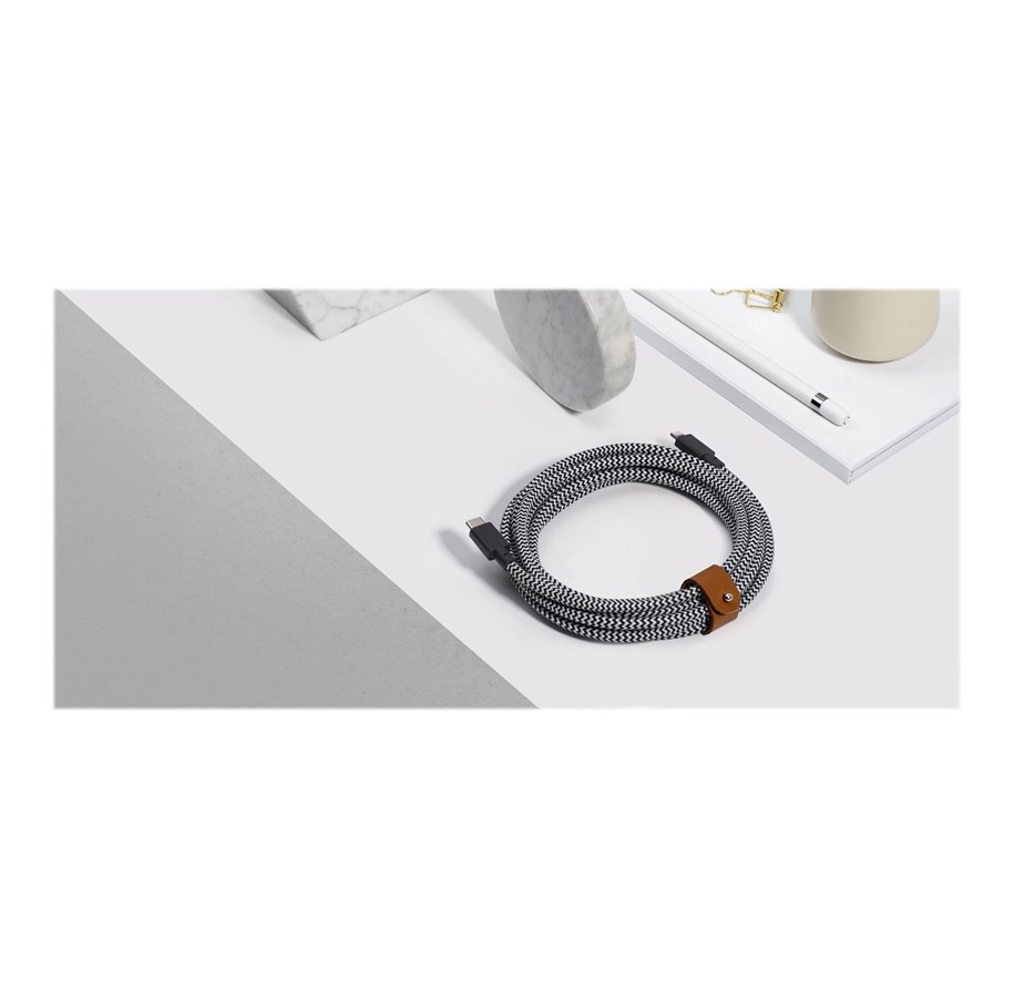 Kabel USB - Native Union BELT Cable XL - USB-C cable - 24 pin USB-C to USB Type A - 3.05 m - BELT-AC-ZEB-3-NP