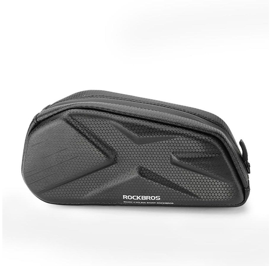 Akcesoria rowerowe - Rockbros Bike Bag Rigid Frame Top Tube 1.4l - Black - 8386824308297