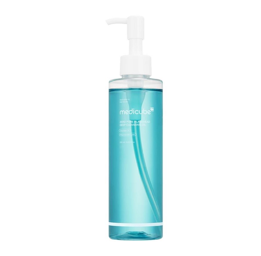 Pielegnacja twarzy - Medicube Zero Pore Blackhead Deep Cleansing Cleansing Oil 205 ml - 8800256114610