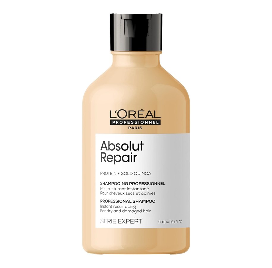 Pielegnacja wlosów - L'Oréal Paris Absolut Repair Shampoo – Protein + Gold Quinoa 300ml - 3474636974221