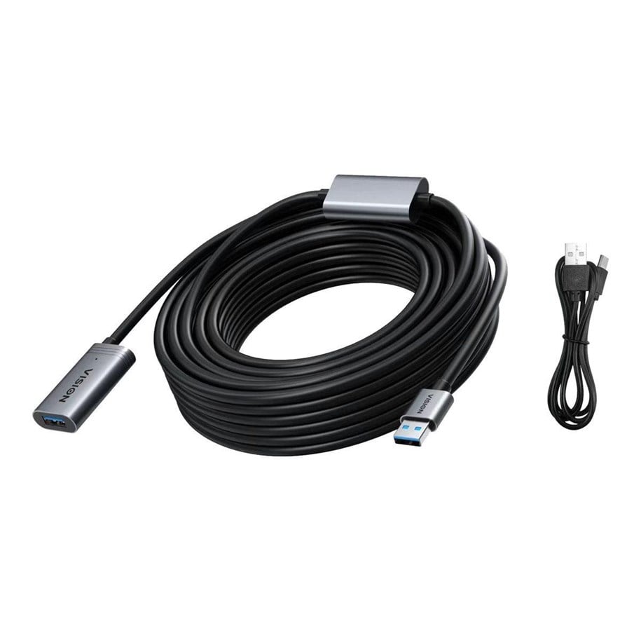 Kabel USB - Vision - USB extension cable - USB Type A to USB Type A - 10 m - TC 10MUSB3.0EXT+/BL