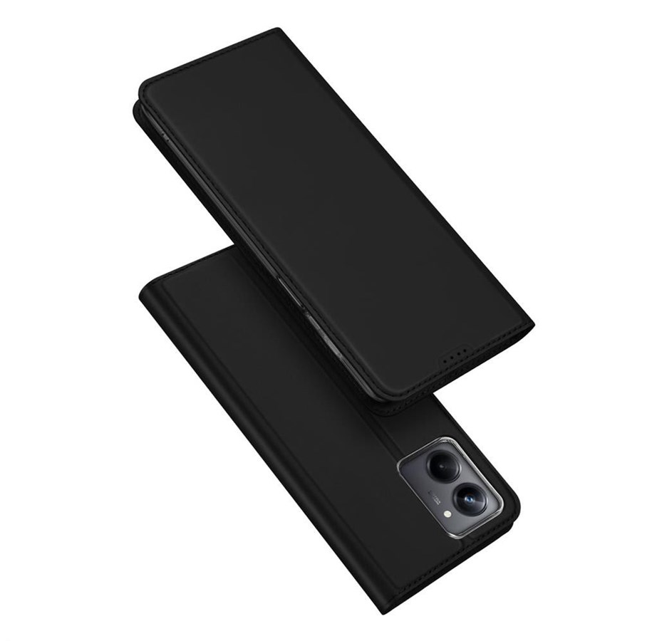 Telefon - Pokrowiec i etui - Dux Ducis Skin Pro Case for Realme 10 Pro Flip Cover Card Wallet Stand Black - 6934913030042