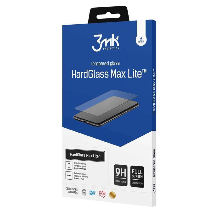 Telefon - szklo ochronne - 3mk HardGlass Max Lite Tempered Glass for Xiaomi Redmi Note 10S / 10 4G - 5903108455701