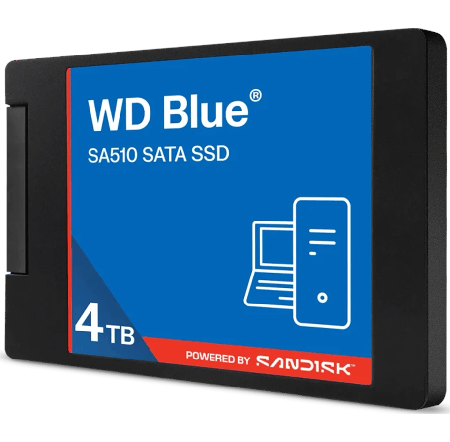 Dysk SSD - SANDISK WD Blue SA510 SSD - 4TB - SATA-600 - 2.5" - WDS400T5B0A-00LMP0