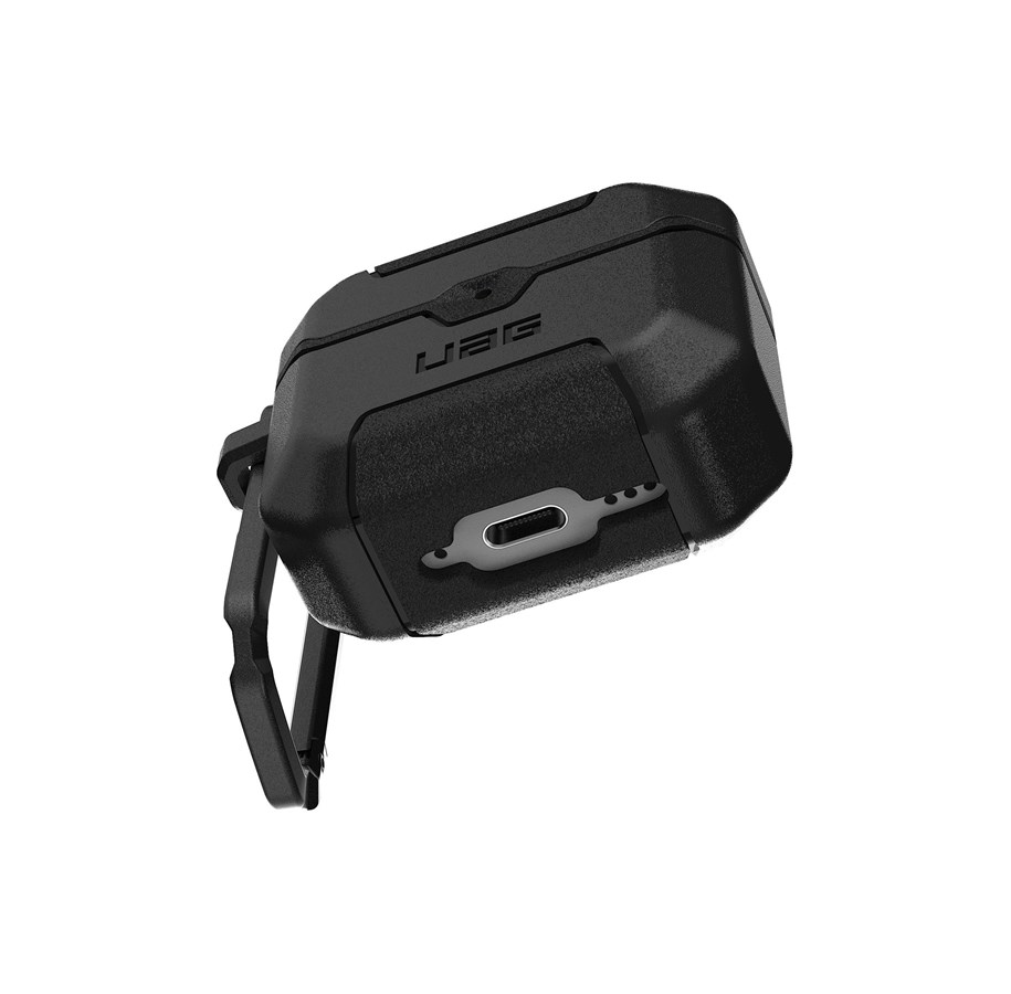 Sluchawki, zestaw sluchawkowy - UAG Scout - black - AirPods 4 - 104130114040