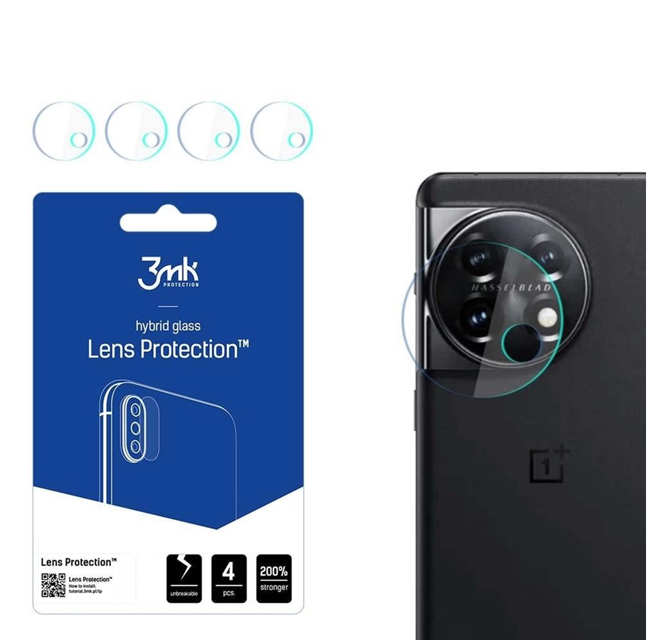 Telefon - szklo ochronne - 3mk Lens Protection™ hybrid camera glass for OnePlus 11 5G - 5903108515009