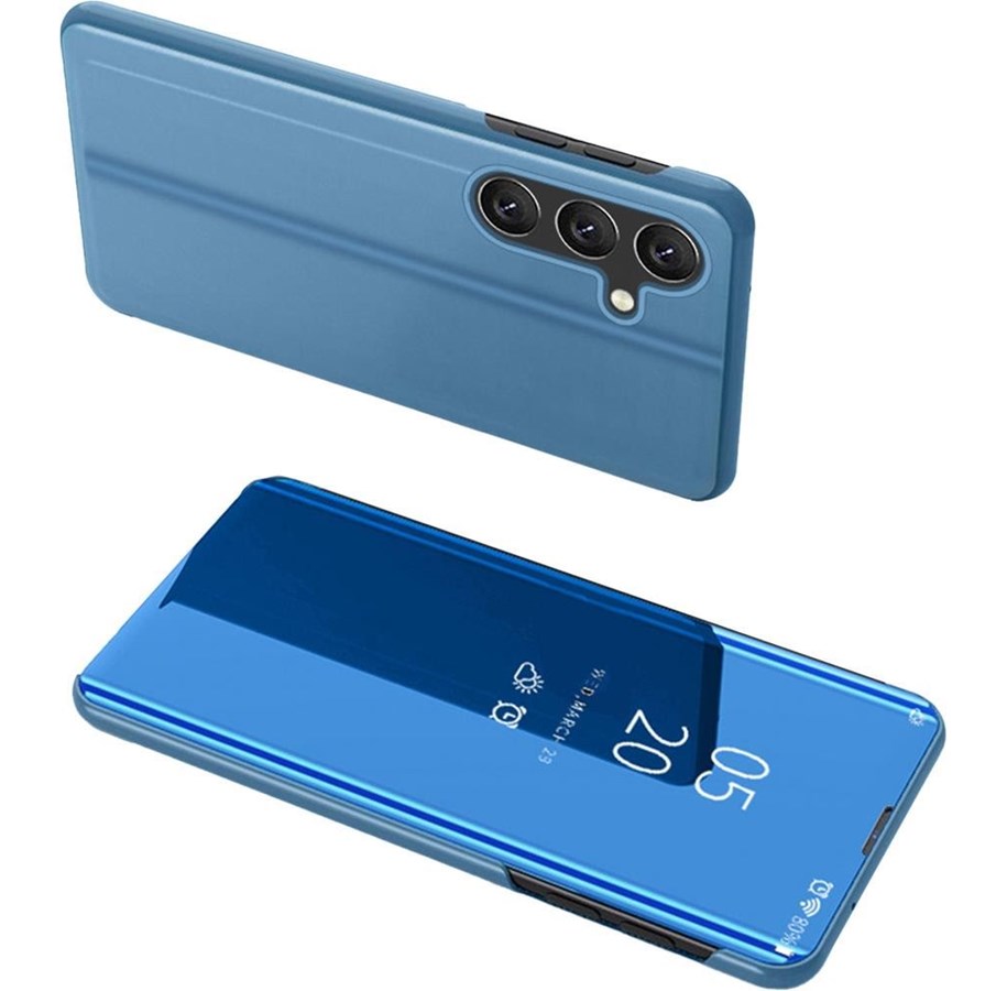 Telefon - Pokrowiec i etui - Hurtel Clear View Case Cover for Samsung Galaxy A24 4G Flip Cover Blue - 9145576275948