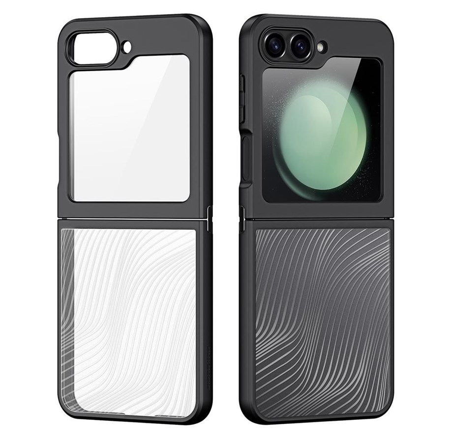 Telefon - Pokrowiec i etui - Dux Ducis Aimo Case for Samsung Galaxy Z Flip 6 - Black - 6934913007310