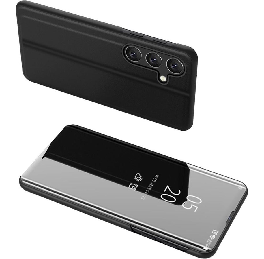 Telefon - Pokrowiec i etui - Hurtel Clear View Case Cover for Samsung Galaxy A24 4G Flip Cover Black - 9145576275931