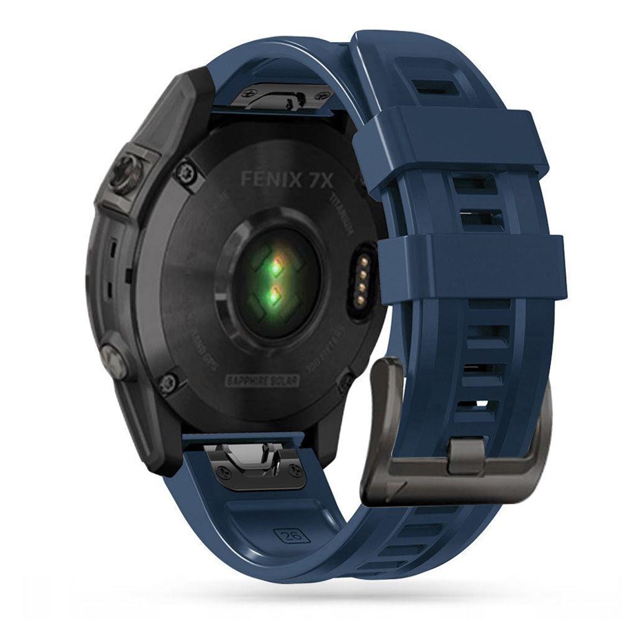 Smartwatch - akcesoria - Tech-Protect IconBand Strap for Garmin Fenix 3 / 5X / 3HR / 5X Plus / 6X / 6X Pro / 7X - Navy Blue - 9589046921599