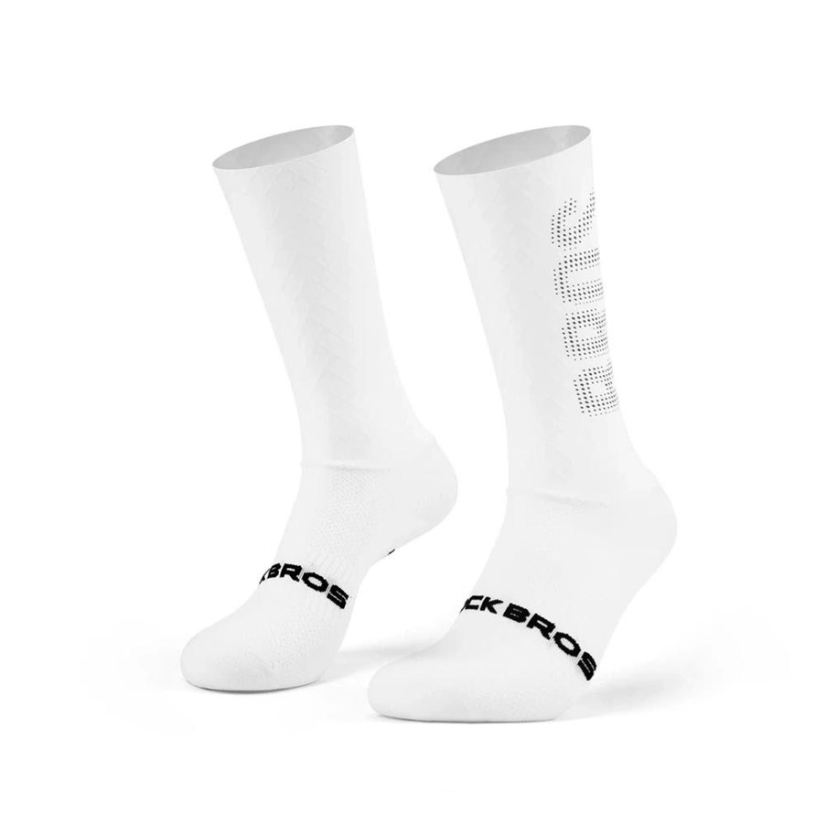 Akcesoria rowerowe - Rockbros cycling socks size 43-46 - white - Rockbros-490061012