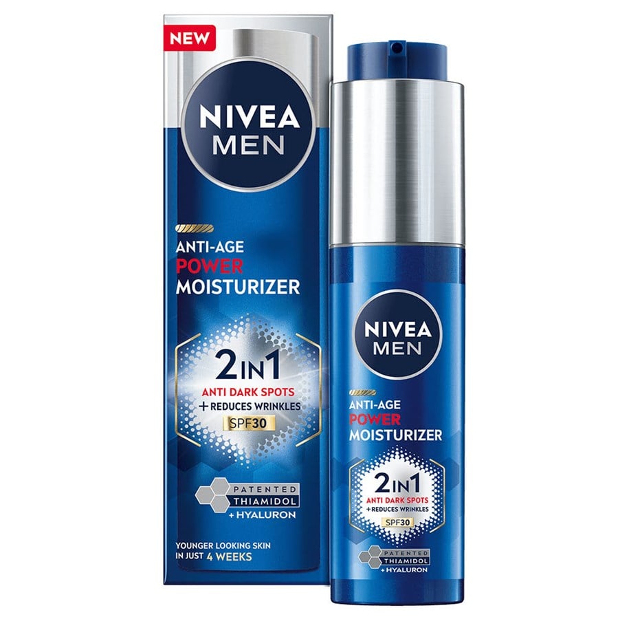 Pielegnacja twarzy - Nivea Men Anti-age Power Moisturizer 30ml - 4006000026862