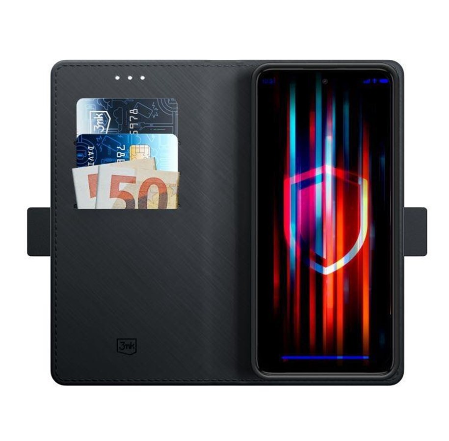 Telefon - Pokrowiec i etui - 3mk Wallet Case for Motorola Moto G84 5G - Black - 5903108564717