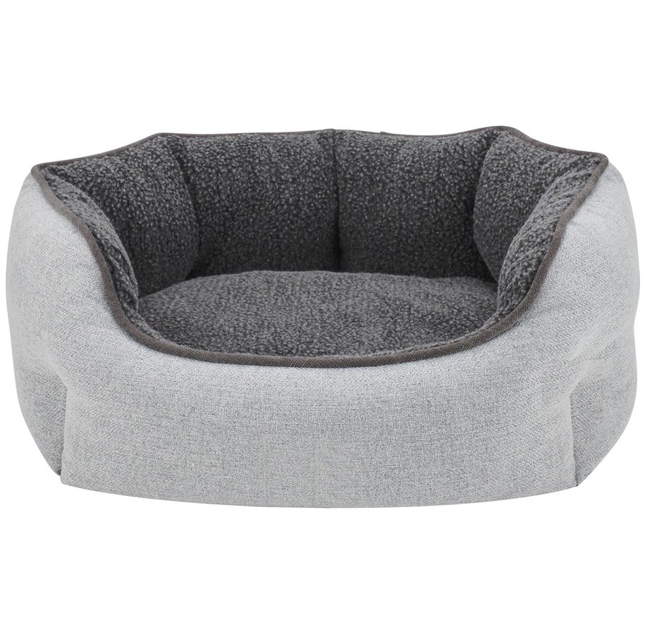 Psy - Bed Time Hundeseng BASSE 50x40x20 cm. Lysegrå - 24S-NLSF10-A12l