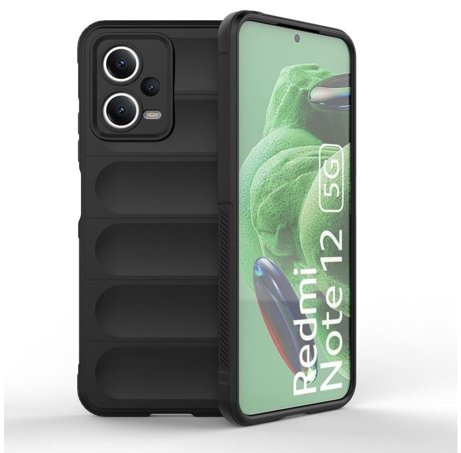 Telefon - Pokrowiec i etui - Hurtel Magic Shield Case for Xiaomi Redmi Note 12 5G / Poco X5 5G Flexible Armor Cover Black - 9145576277430
