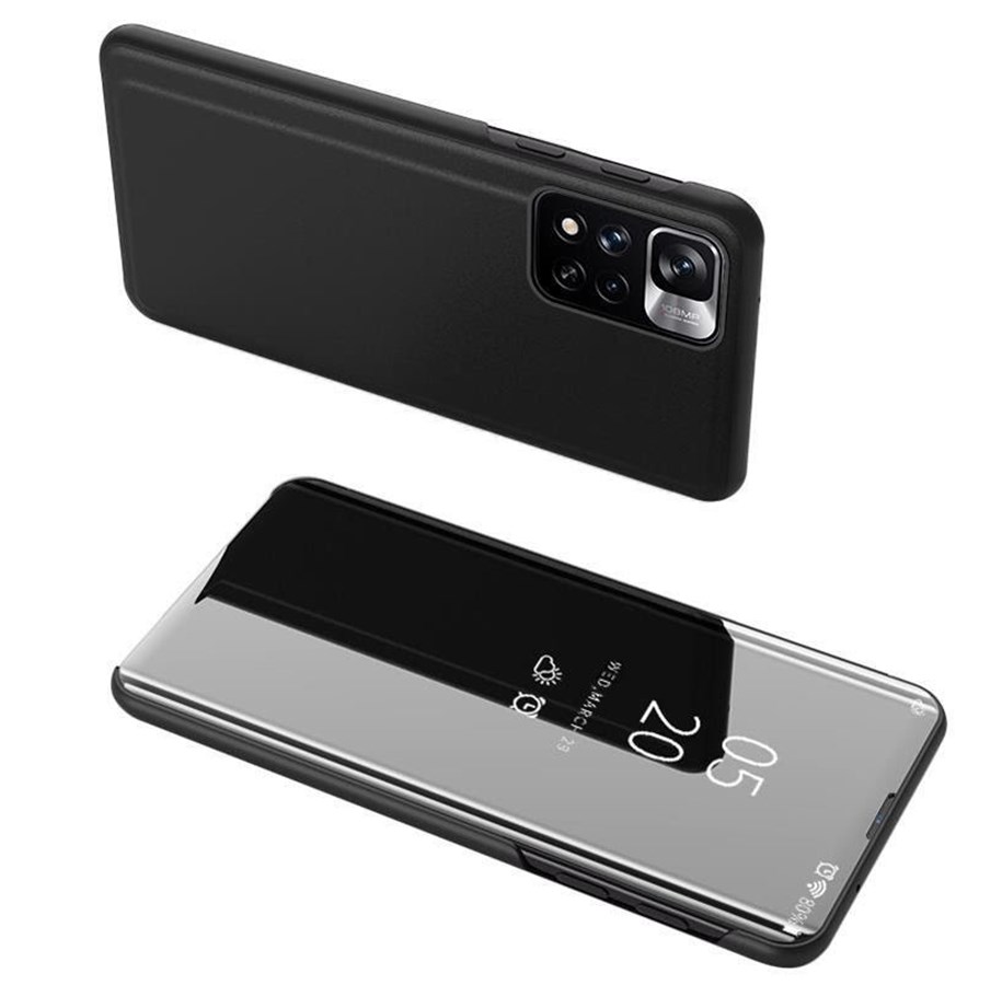 Telefon - Pokrowiec i etui - Hurtel Clear View Case cover for Realme C33 Flip Cover Black - 9145576273944