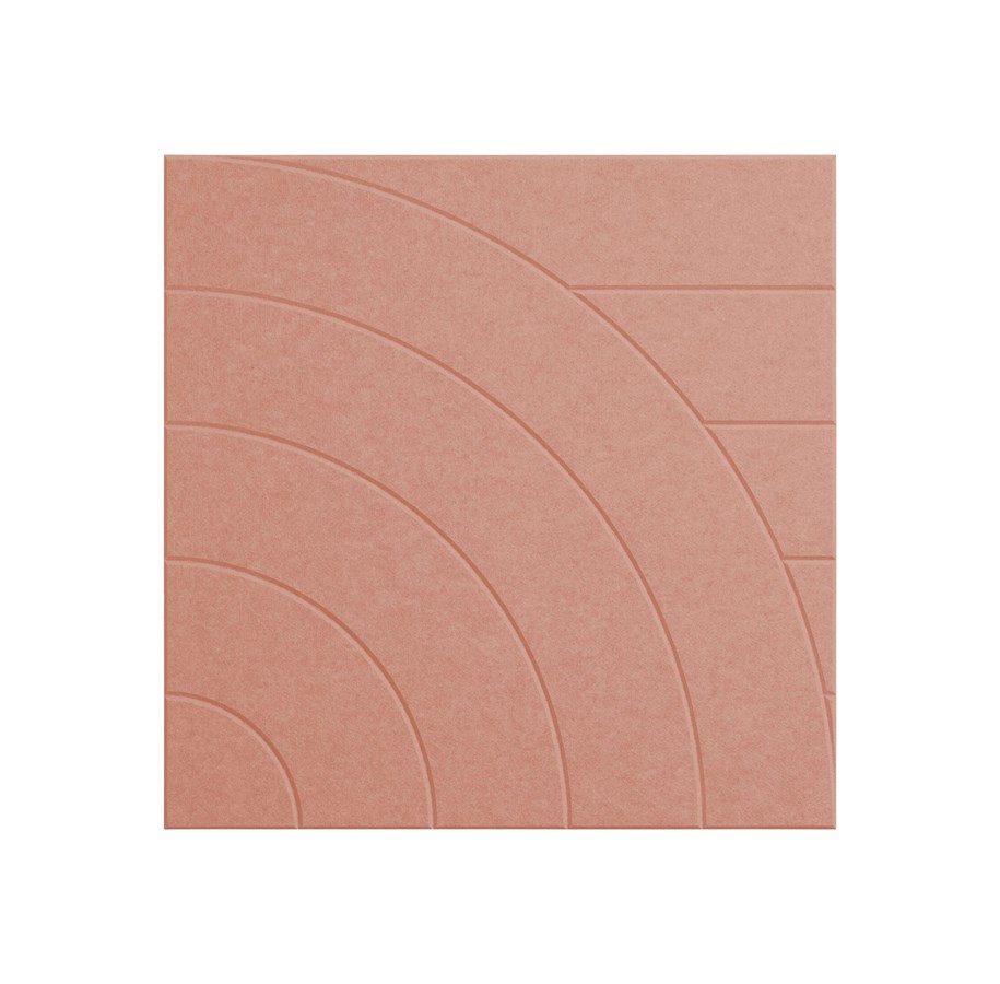Dekoracje - Middle Atlantic TruTile - acoustic wall panel - square - 61 x 61 cm - silver grey - AUTT22SQWACSMSLG