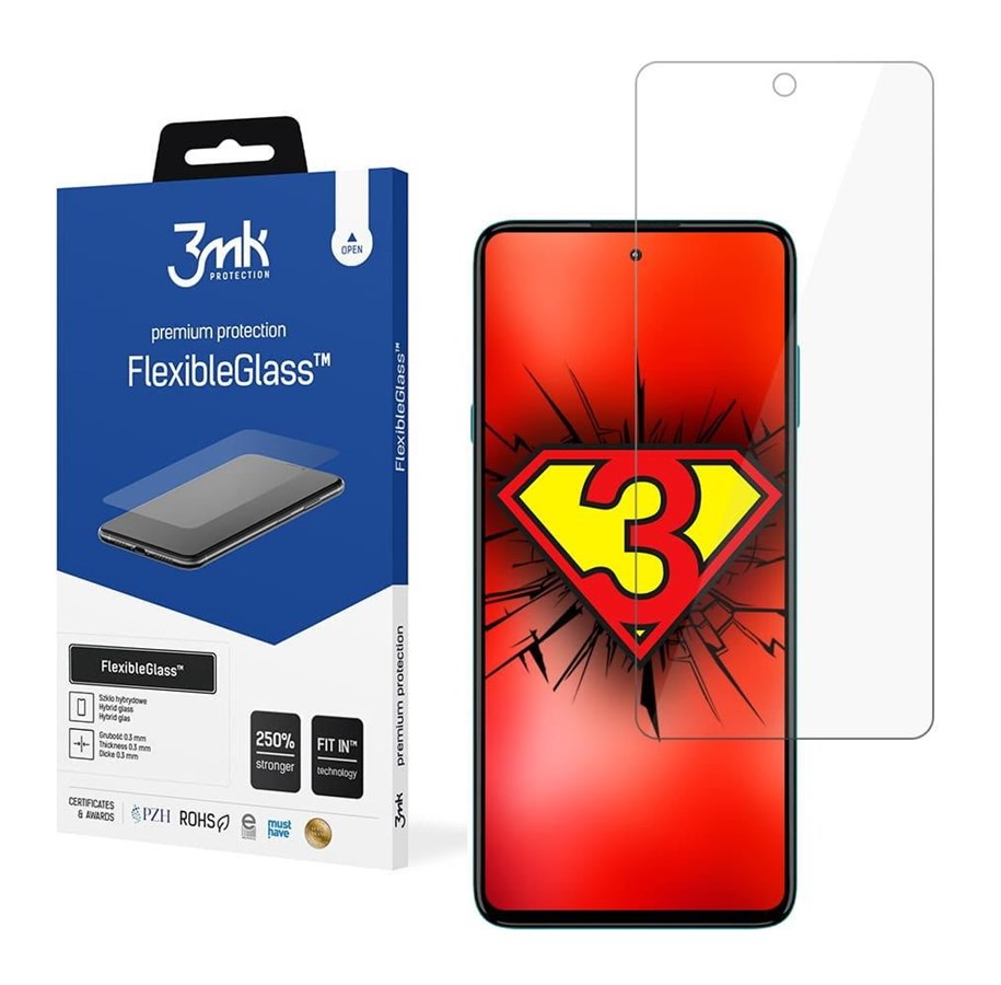 Telefon - szklo ochronne - 3mk FlexibleGlass™ Hybrid Glass for Motorola Edge 20 Lite - 5903108432986