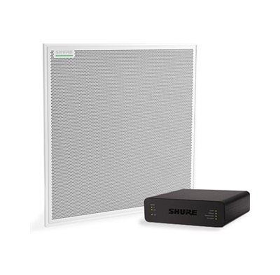 Siec i rozszerzenie sieci bezprzewodowej - Shure MXA902 - for Small and Medium Rooms - Audio Conferencing Kit - audio conferencing device - with ANIUSB-MATRIX audio network interface - MXA902W-S-60CM-USB