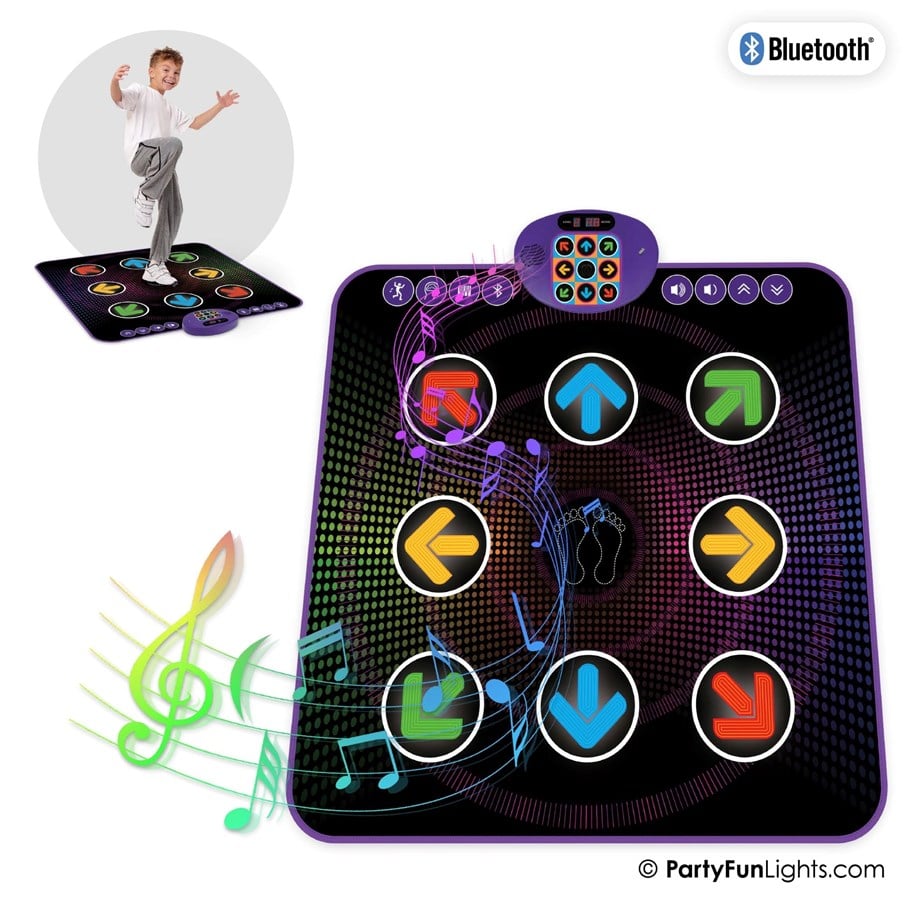 Instrumenty muzyczne i dla DJ'a - Party Funlight Dancing Challenge Playmat - 605300