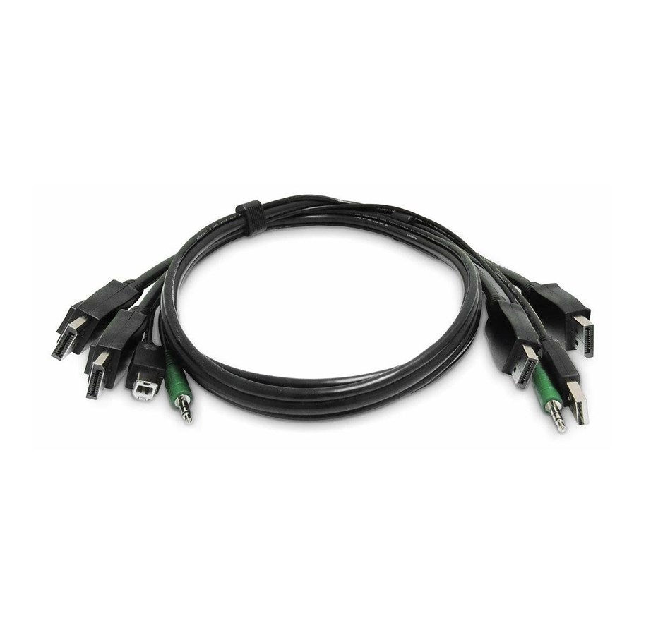 Kabel KVM - StarTech.com StarTech - keyboard / video / mouse (KVM) cable - TAA Compliant - 1.8 m - SK2DPMMKVM06-TAA-2U