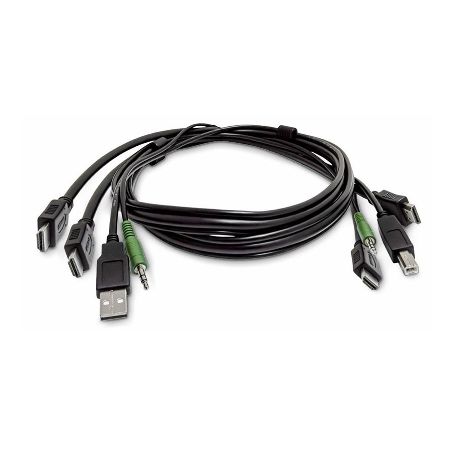 Kabel wyswietlacza - StarTech.com Startech adapter cable - TAA Compliant - 1.8 m - SK2HDMMKVM06-TAA