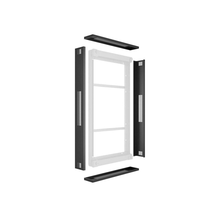 Uchwyty scienne, uchwyty AV i meble AV - Multibrackets M mounting kit - for digital signage display - frame 100% anti-corrosion anti-theft - black - Max 63 kg - recommended for 49" - 7340234812936