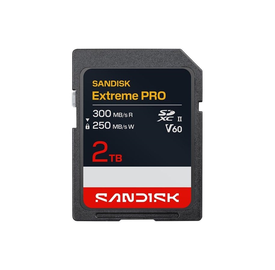 Karta pamieci - SANDISK Extreme PRO - flash memory card - 2 TB - SDXC UHS-II - SDSDXEM-2T00-GN4IN