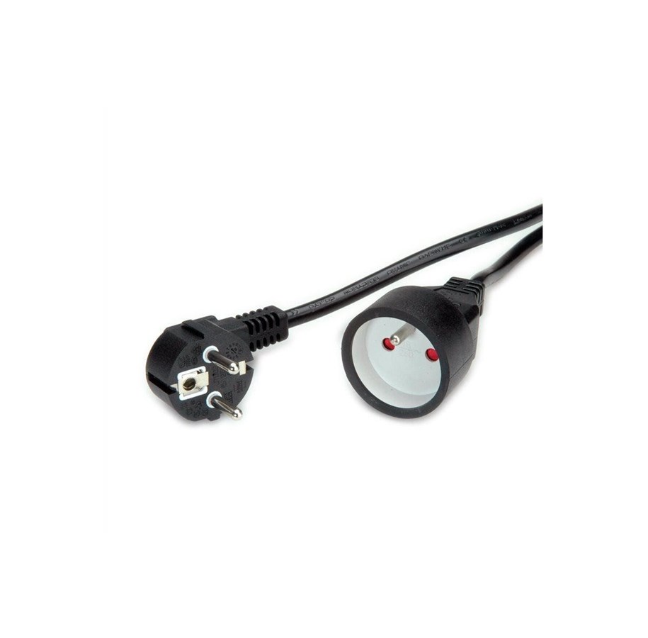 Kabel zasilajacy (zewnetrzny) - Roline VALUE - power extension cable - French / UTE to French / UTE - 3 m - 19.99.1170