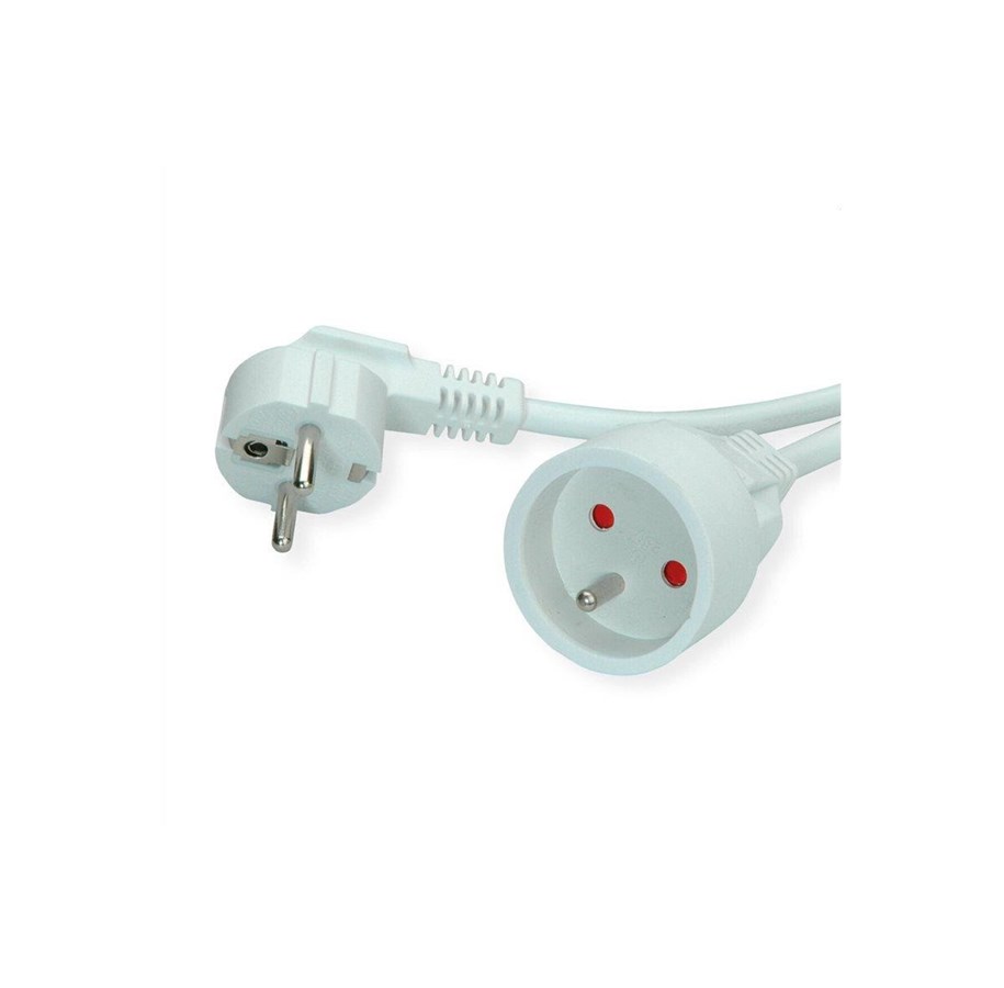 Kabel zasilajacy (zewnetrzny) - Roline VALUE - power extension cable - power CEE 7/7 to French / UTE - 10 m - 19.99.1175