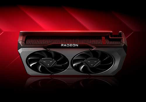 Karta graficzna AMD Radeon™ z podwójnym wentylatorem