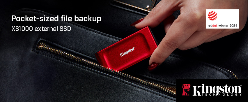 Kingston XS1000 Portable SSD Red - Proshop