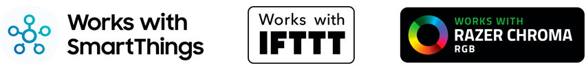 banner: SmartThings logo, IFTTT logo, Razer Chroma logo