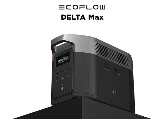 EcoFlow DELTA Max stacja zasilania – duża pojemność do wymagających urządzeń i zasilania awaryjnego