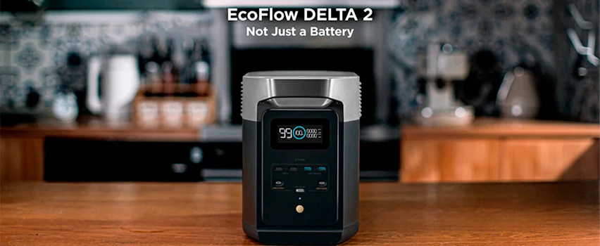 EcoFlow DELTA 2 stacja zasilania na blacie kuchennym – Not Just a Battery, przenośne zasilanie do domu